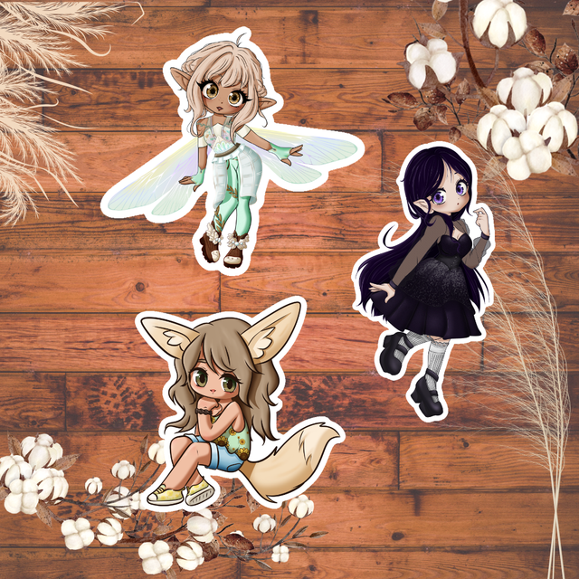 Stickers - Personnages Filles