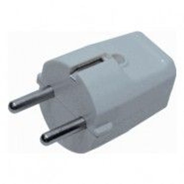 Kaiser Martin 614/KWS Stekker met randaarde Wit