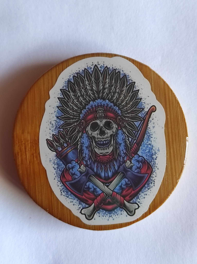 Décapsuleur Tête de mort magnétique frigo