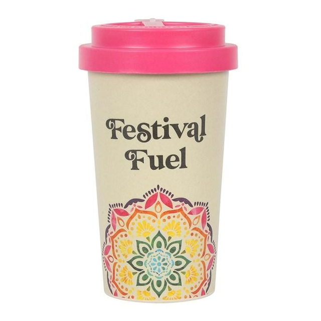 FESTIVAL FUEL MANDALA BAMBOO ECO TRAVEL MUG