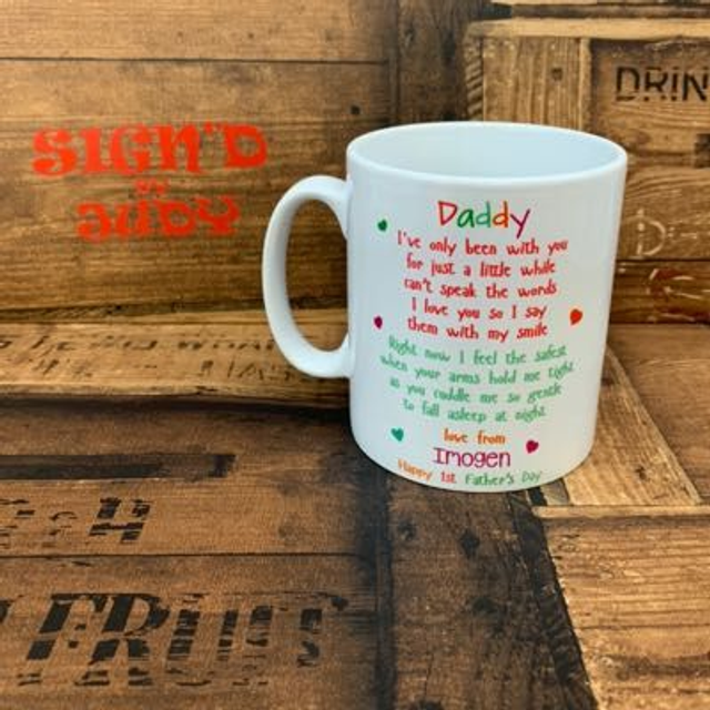 1st Fathers Day Mug