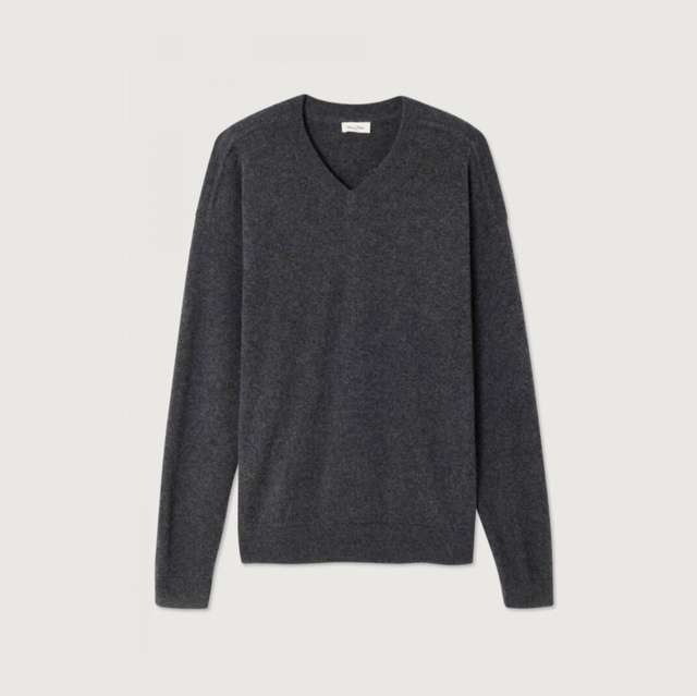 American Vintage Jumper Raxow Melange Charcoal