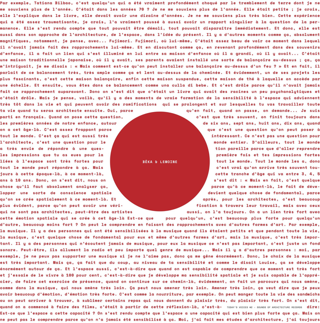 Today's Voices #2 - Bêka &amp; Lemoine