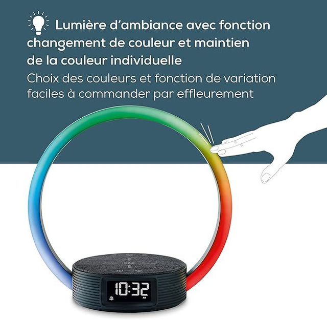 Beurer Réveil lumineux - Wake up + Charge WL 65