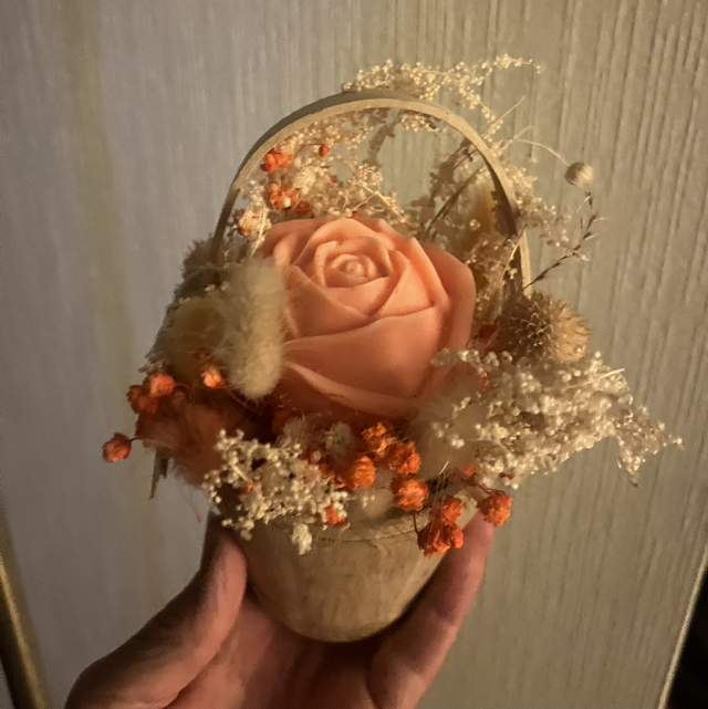 Mini bouquet parfumé nectar abricot 