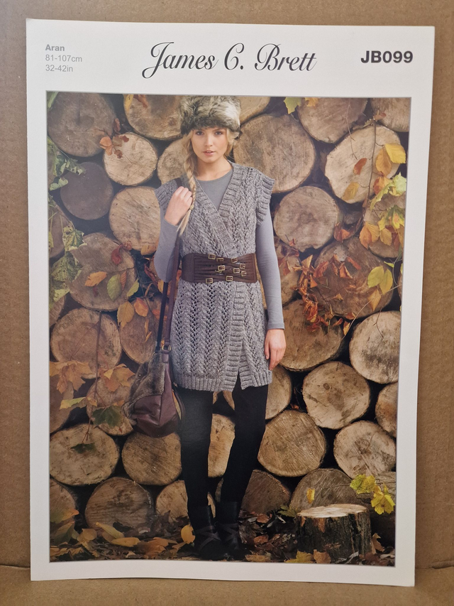 James C. Brett Knitting Pattern JB099