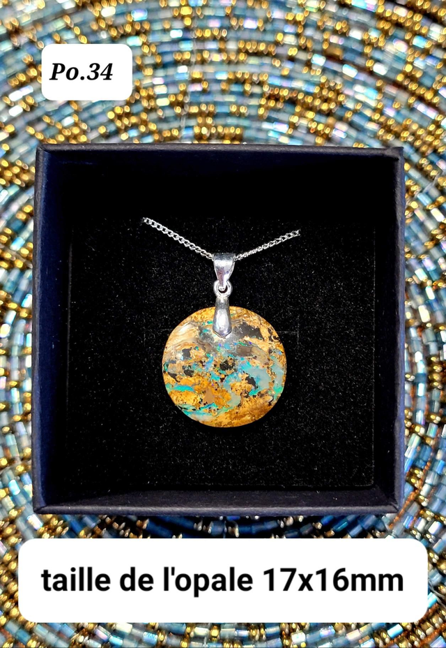 Pendentif Opale Boulder 