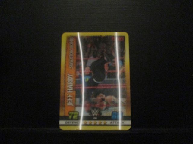 Jeff Hardy - Swanton Bomb - Slam Attax 10th Edition Flix-Pix Limited Edition Original Trading Card #LCMA