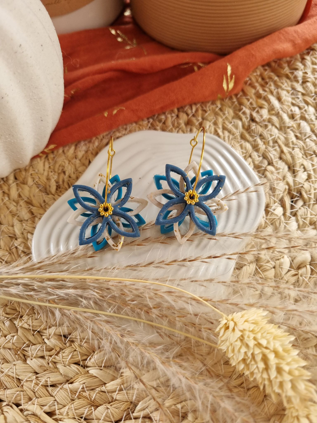Boucles d'oreilles Flower
