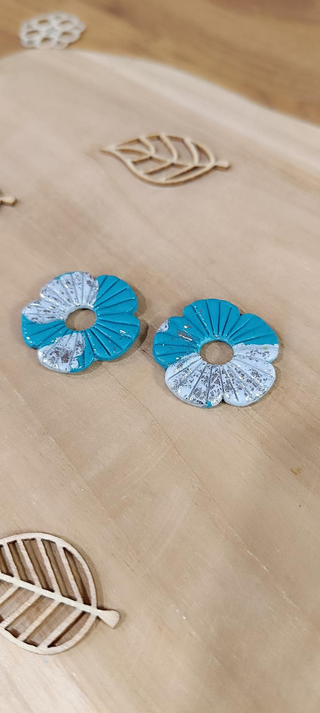 Aria- turquoise argenté