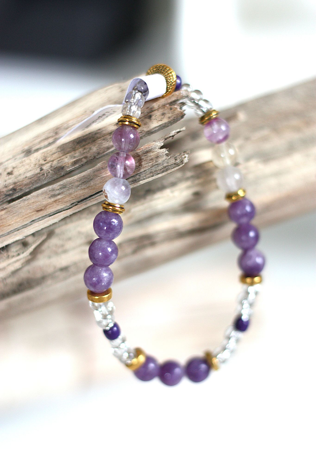 Bracelet Solo Perles d&#039;Harmonie - Paix &amp; Sérénité, Equilibre Clarté 2