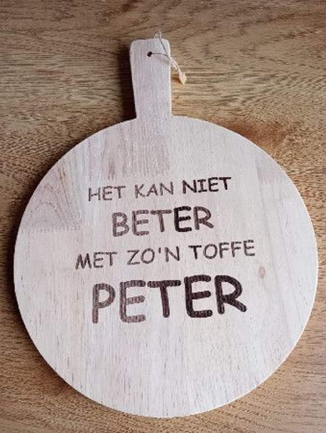 Tapasplank rond