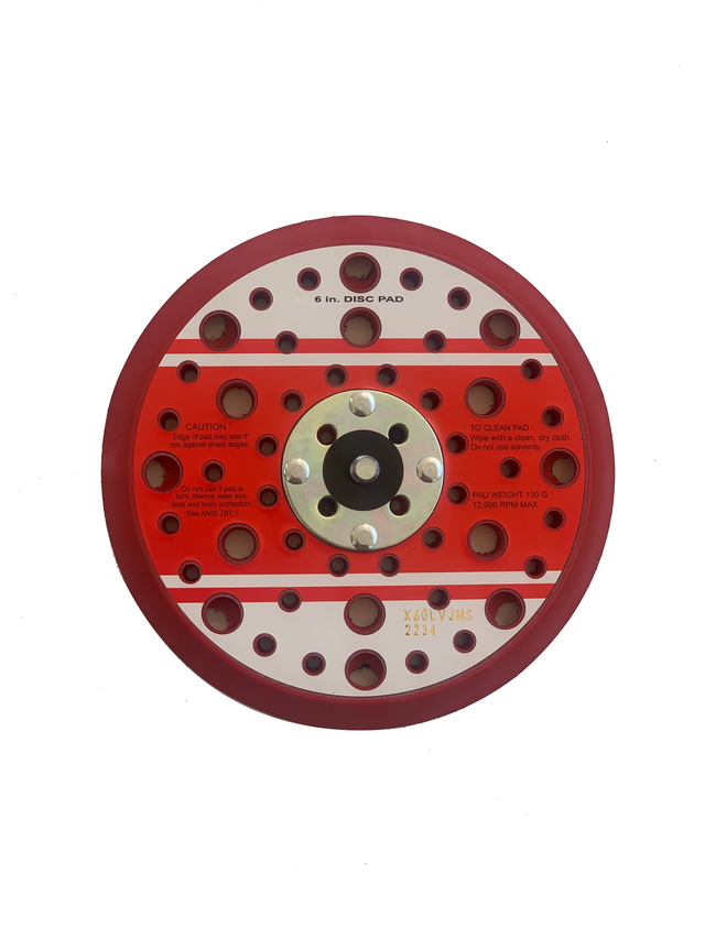 Steunschijf - Ø150 mm - Multihole universele steunschijf, hard Diameter 150 mm, PU klittenband