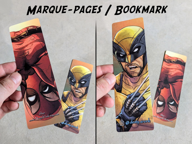 Marque-Pages Deadpool &amp; Wolverine