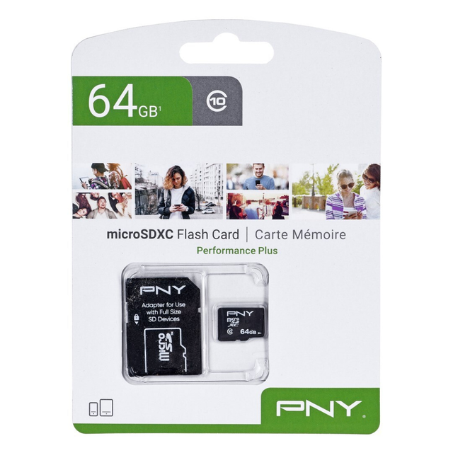 PNY microSD Performance Plus 64 Gb