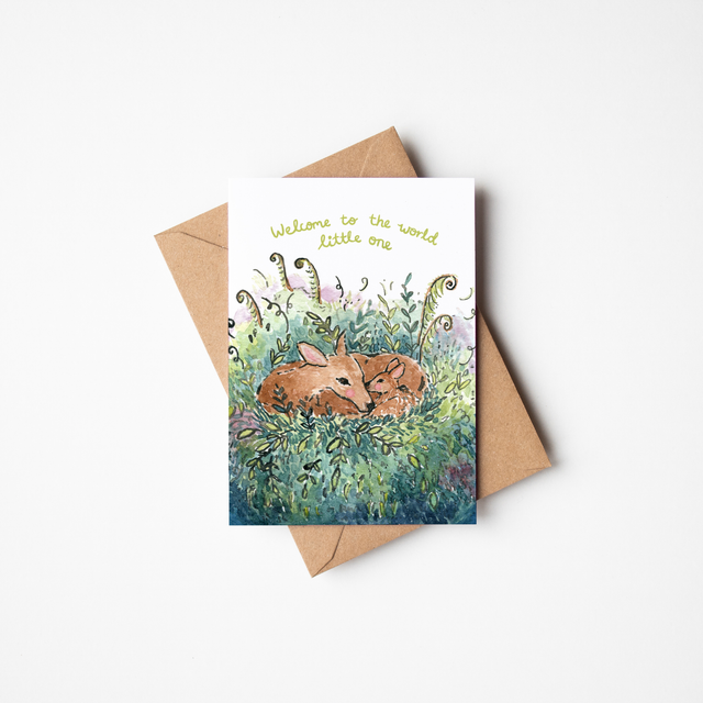 Welcome to the World Little One | A6 Card | New Baby