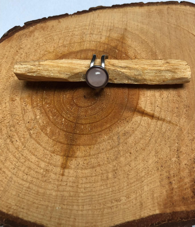 Bague en Quartz Rose