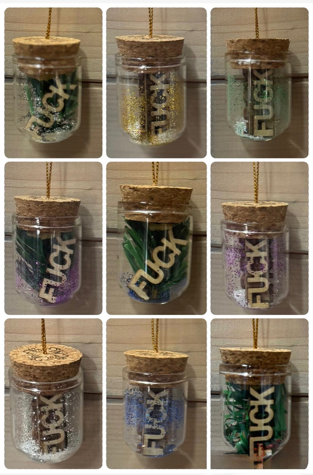 Just Rude! Fuck Xmas Cloches/Domes