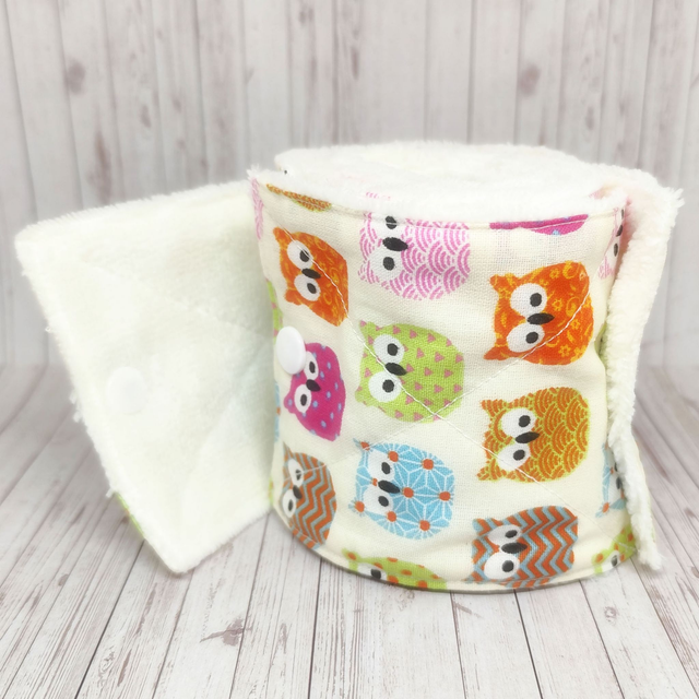 PEPA Les Lingettes à Nénette en rouleau, douces, réutilisables et pleines d’humour