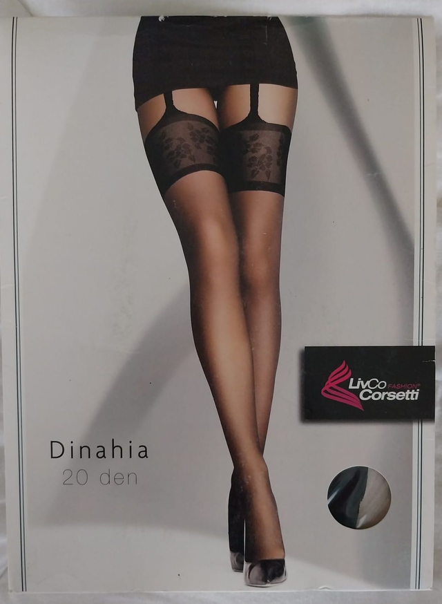 Collant noir fantaisie "Dinahia"