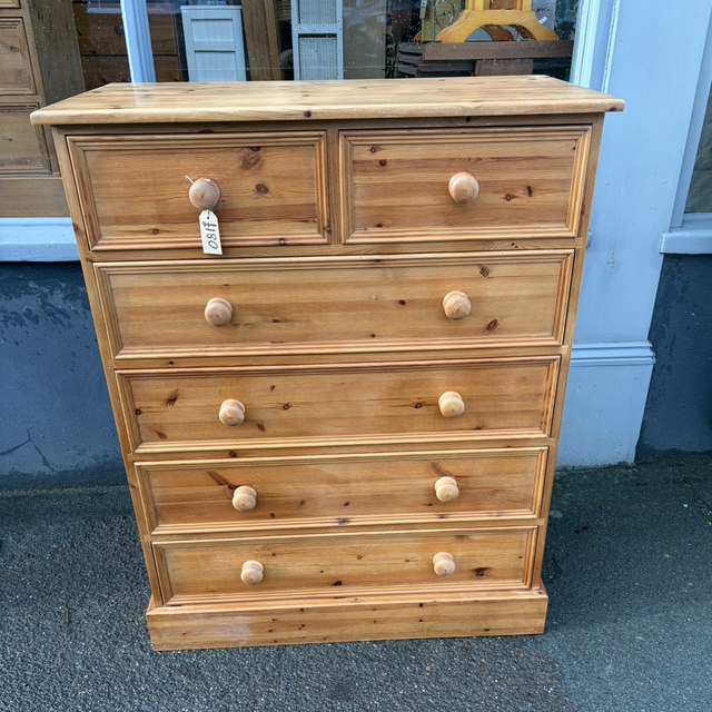 Large Solid Pine Chest Of Drawers (2 available)