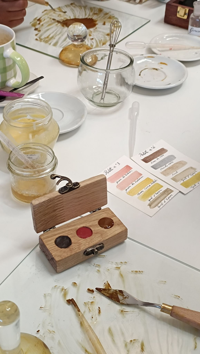 Atelier - Palette d'aquarelle