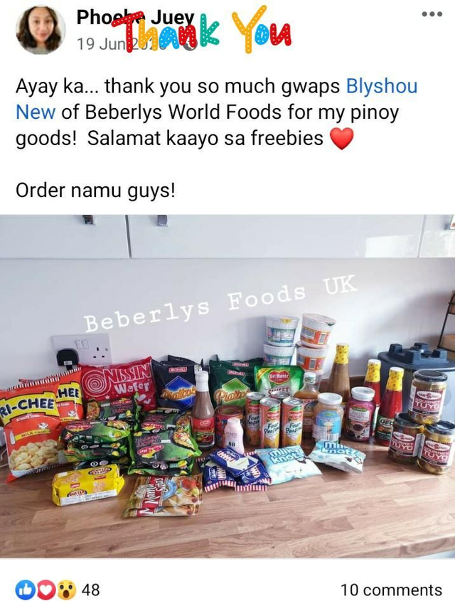 From Customer: Phoebe( England )