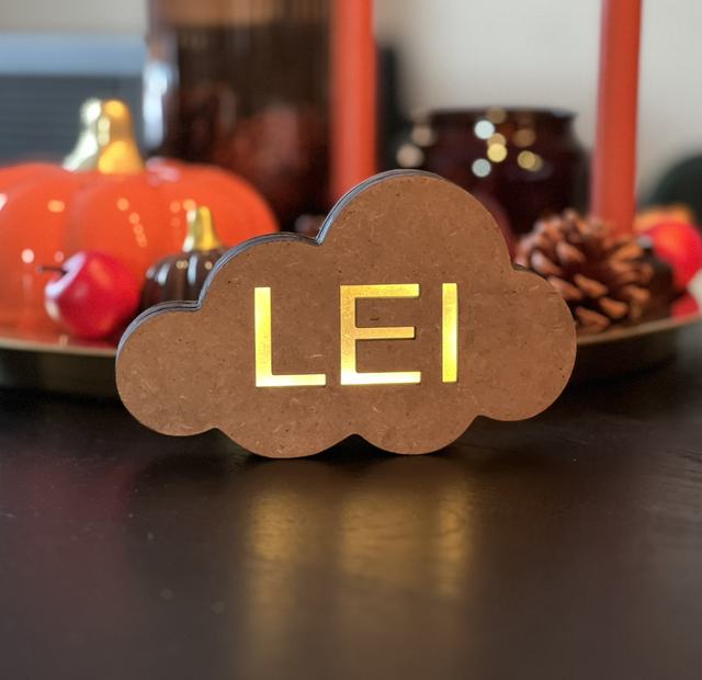 Handgemaakt Wolk Nachtlampje