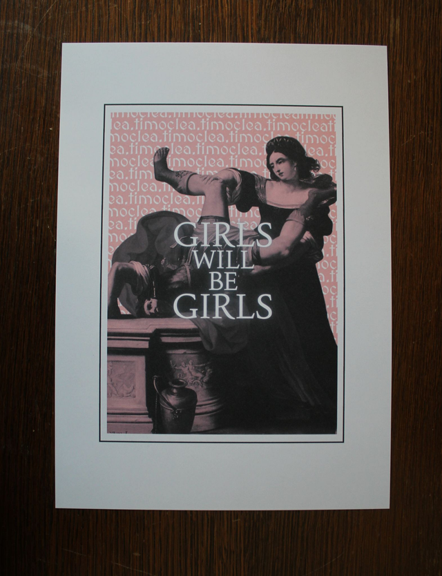 Card "Girls will be Girls"