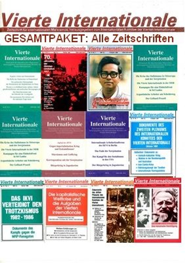 Zeitschrift »Vierte Internationale« Gesamtpaket