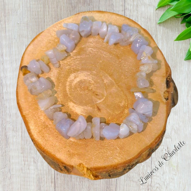 Bracelet "Calcédoine" - Baroque - BR-214