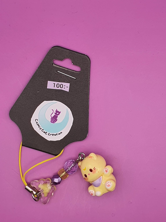 Phonecharm Kitty Yellow 