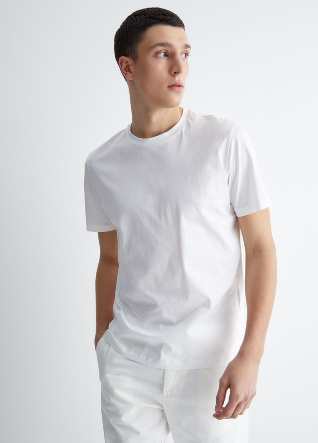 LIUJO T-shirt mezza manica logo piccolo