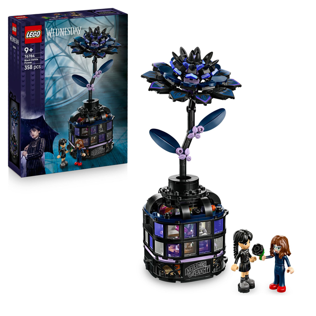 LEGO 76784 Wednesday Schwarze Dahlie