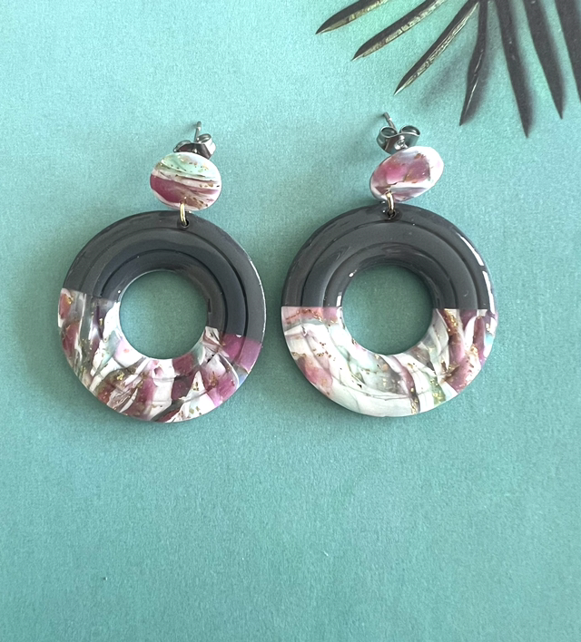 Boucle d’oreille Rosa