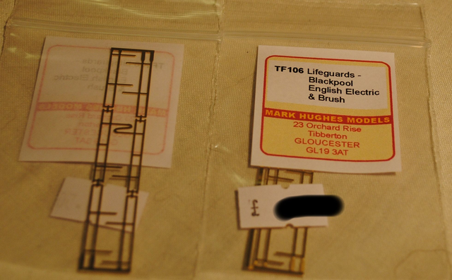 00 scale Blackpool streamliner lifeguards etch