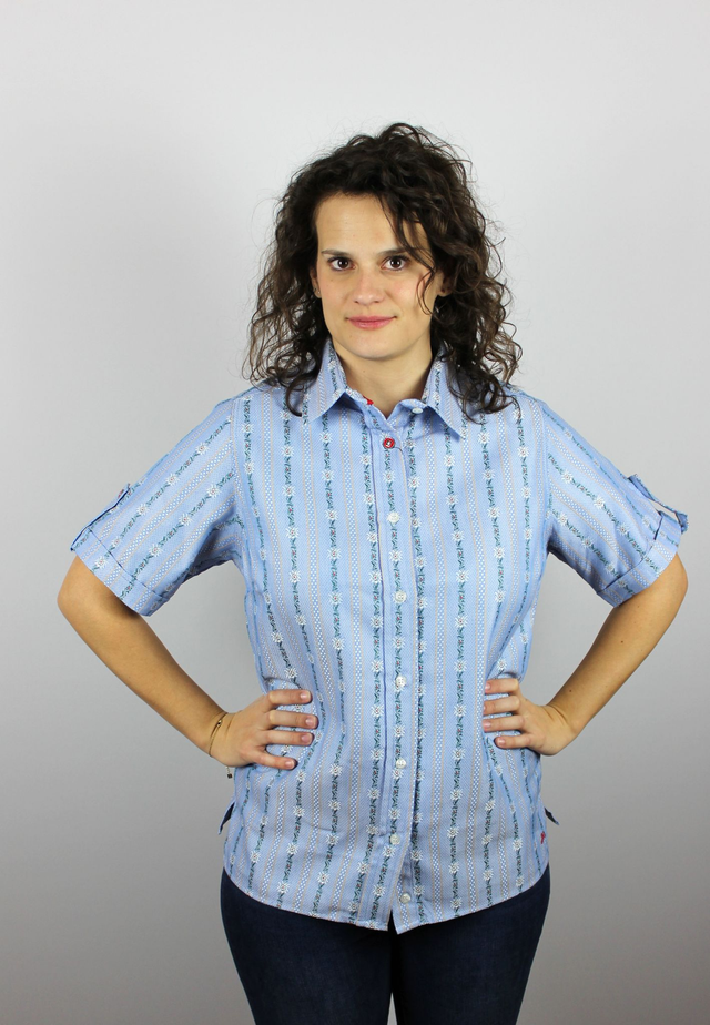 Cool Max Chemise avec Col M.C Bleu Ciel