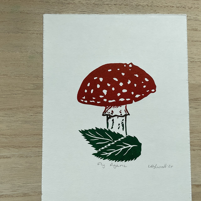 Fly Agaric LinonPrint