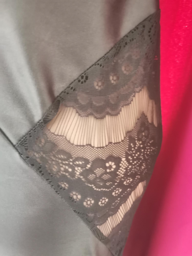 Robe longue dentelle