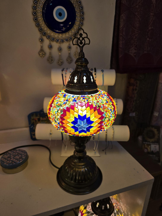 Large Mosaic Table Lamp