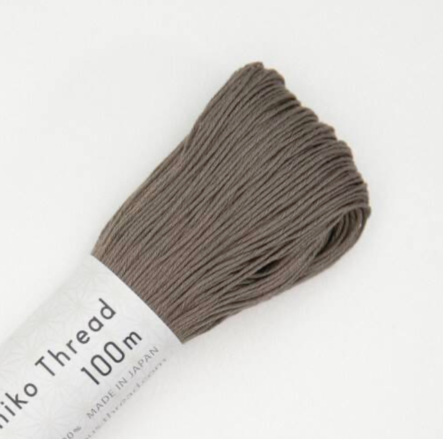 Fil Sashiko taupe 100 M