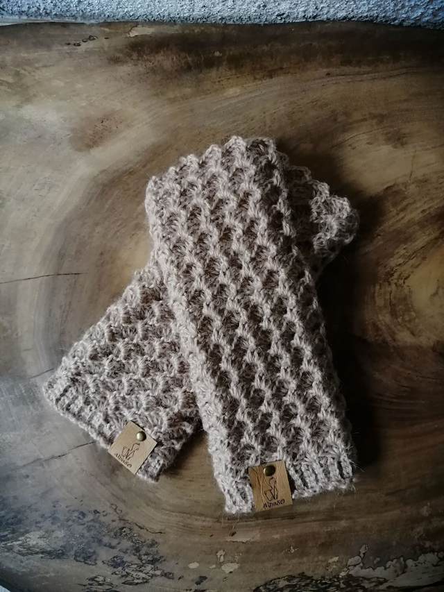 Mitaines rosé - collection élégance