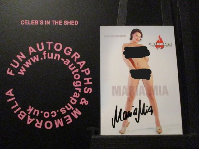 Maria Mia Authentic Autographed 6x4 Photograph