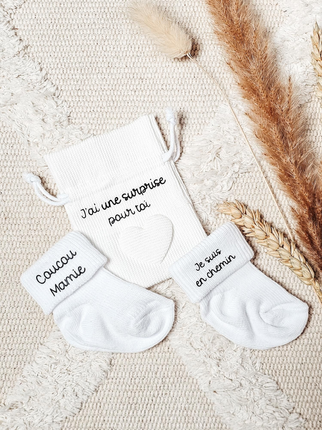 Pochon annonce - mamie