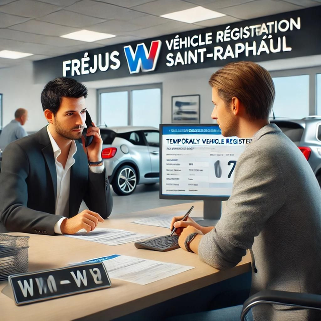 Immatriculation Provisoire WW à Fréjus - Saint-Raphaël