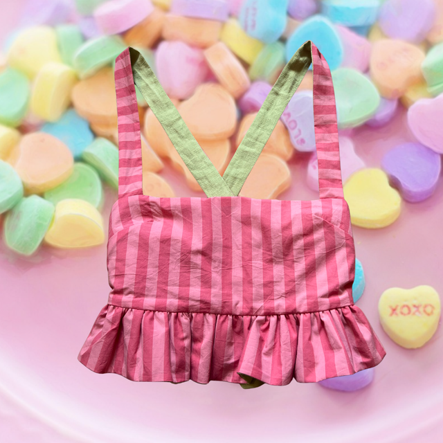 Crop top froufrou - taille 1