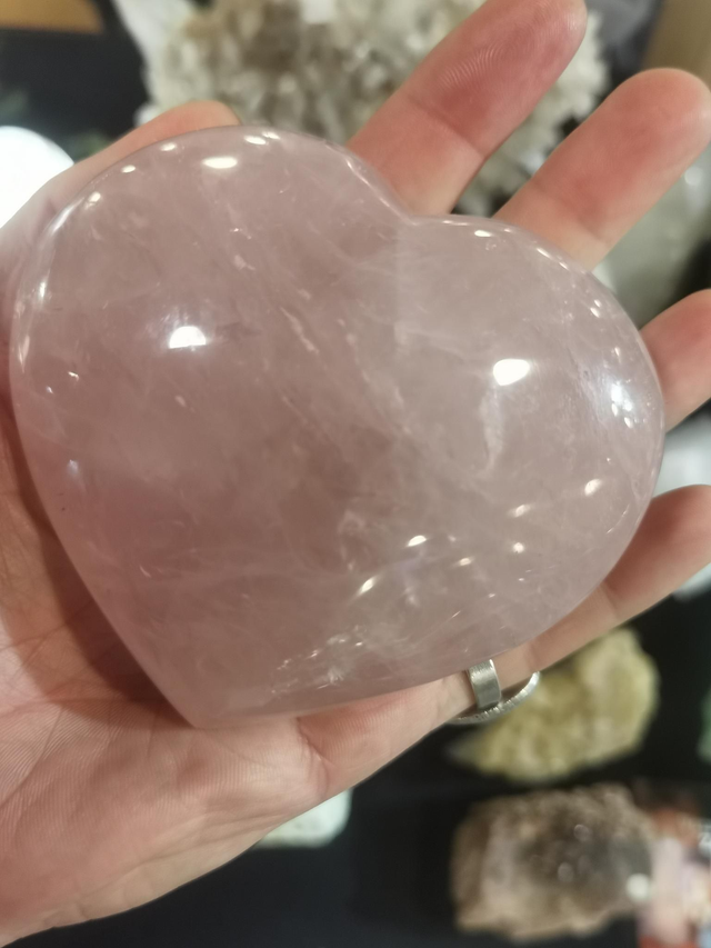 Coeur de quartz rose - my Valentine