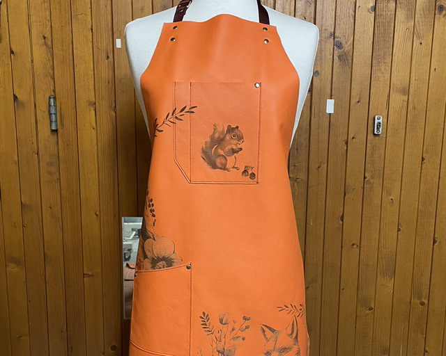 Tablier Renard curieux 