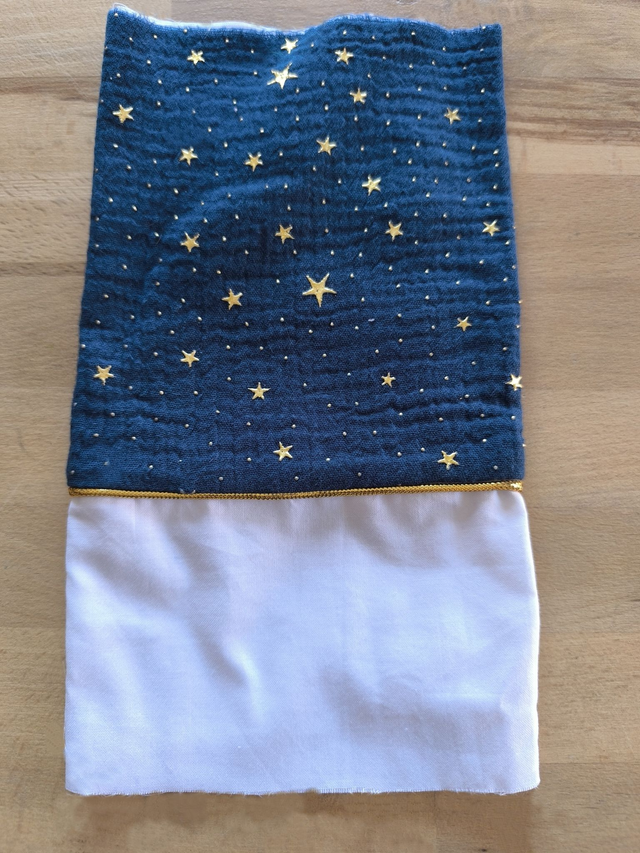 Protége carnet bleu nuit