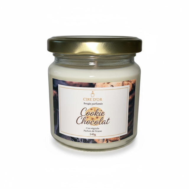 Bougie cookie chocolat